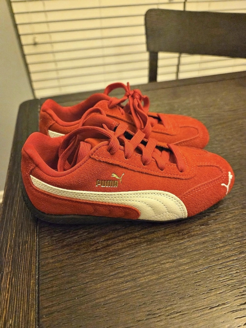 Puma Speedcat Kids Red White Sneakers
